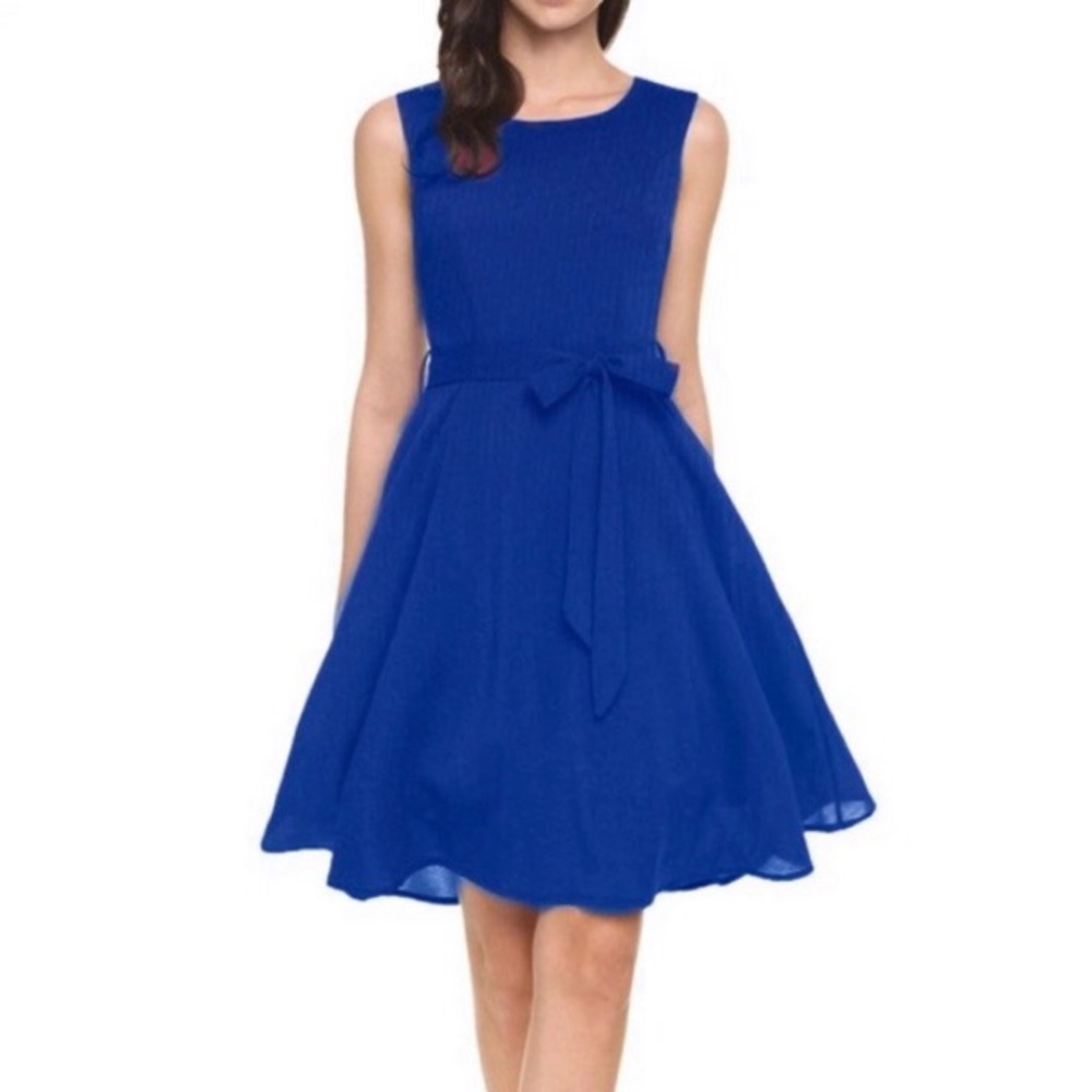 ✨ LAST CHANCE ✨ 
Royal Blue Sleeveless Skater Dress | Small